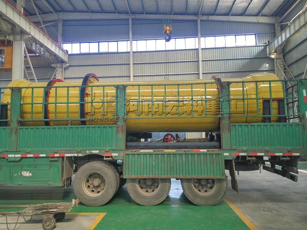 黑龍江綏化的客戶，您采購(gòu)的雞糞烘干機(jī)已發(fā)出，請(qǐng)查收